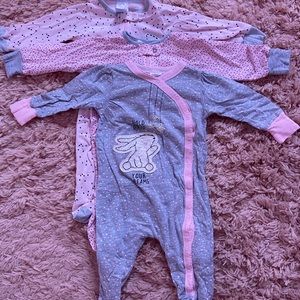 Baby girl onesies 0-3 months